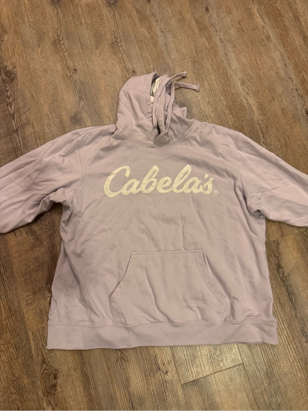 Cabela's Women's Lavender Hoodie Sweatshirt size 2XL